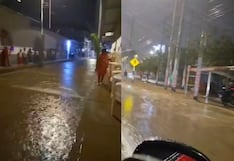 Piura: Lluvias de fuerte intesidad se registran en diversas partes de la región