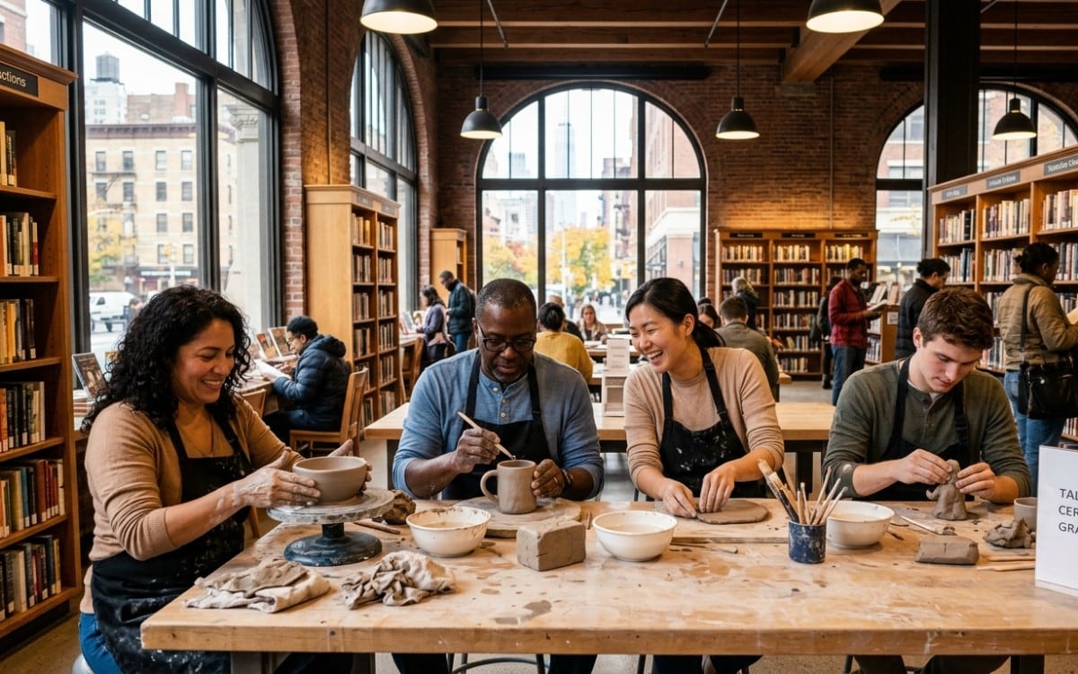Los interesados pueden consultar los sitios oficiales de las bibliotecas de Manhattan, Queens y Brooklyn, así como la plataforma Library Scout, para conocer los horarios y los requisitos de inscripción. (Foto: Imagen creada por Mix usando Gemini)