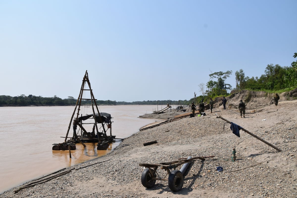 La minería ilegal en Madre de Dios es una de las causas de la destrucción de bosques y contaminación de mercurio en la selva. Foto: difusión