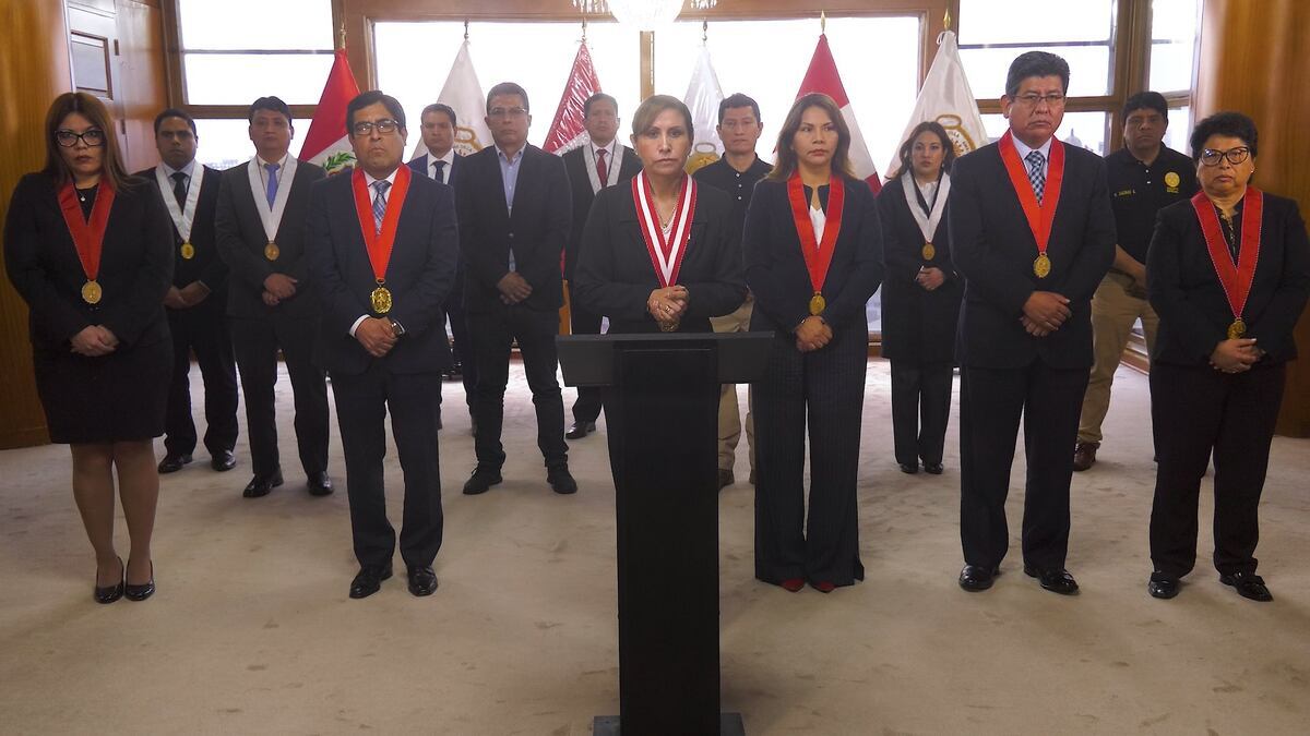 Patricia Benavides declaró tras haber presentado una denuncia constitucional contra el presidente Pedro Castillo. (Foto: Ministerio Público)
