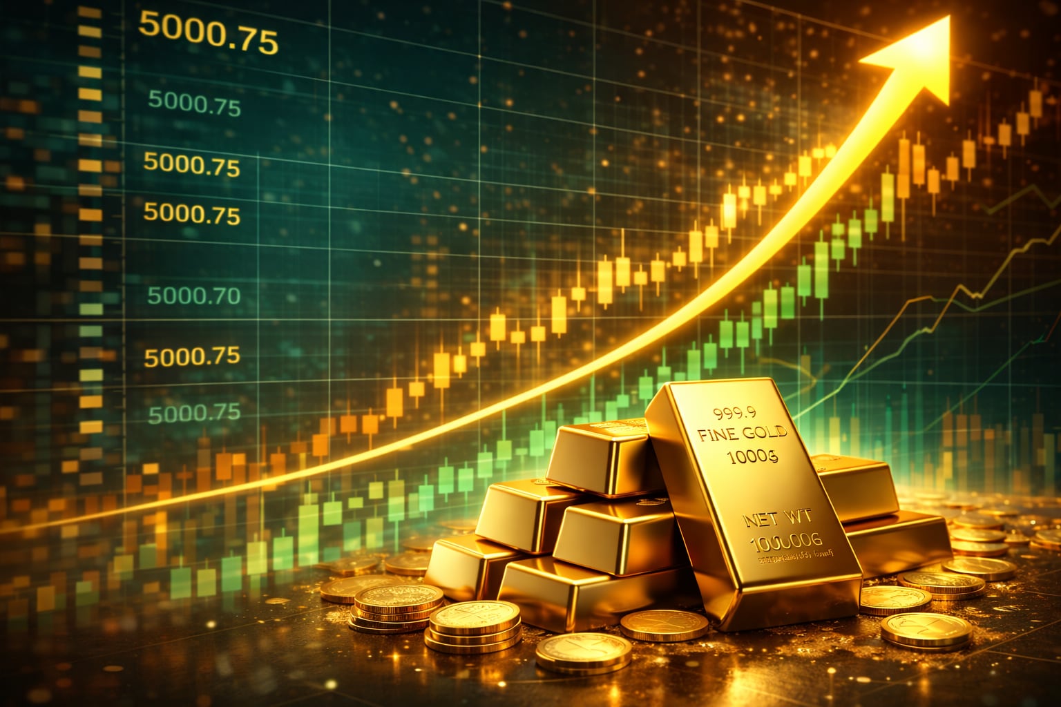 Con el metal en máximos históricos, la pregunta es inevitable: ¿todavía hay espacio para nuevas alzas o es tarde para entrar? Foto: Composición IA.