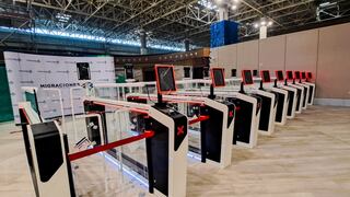 Migraciones presentó sistema de control migratorio automatizado en el aeropuerto Jorge Chávez