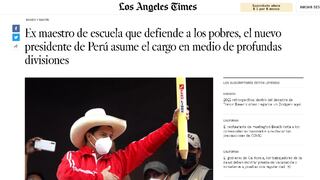 Juramentación de Pedro Castillo en el lente de la prensa internacional | FOTOS