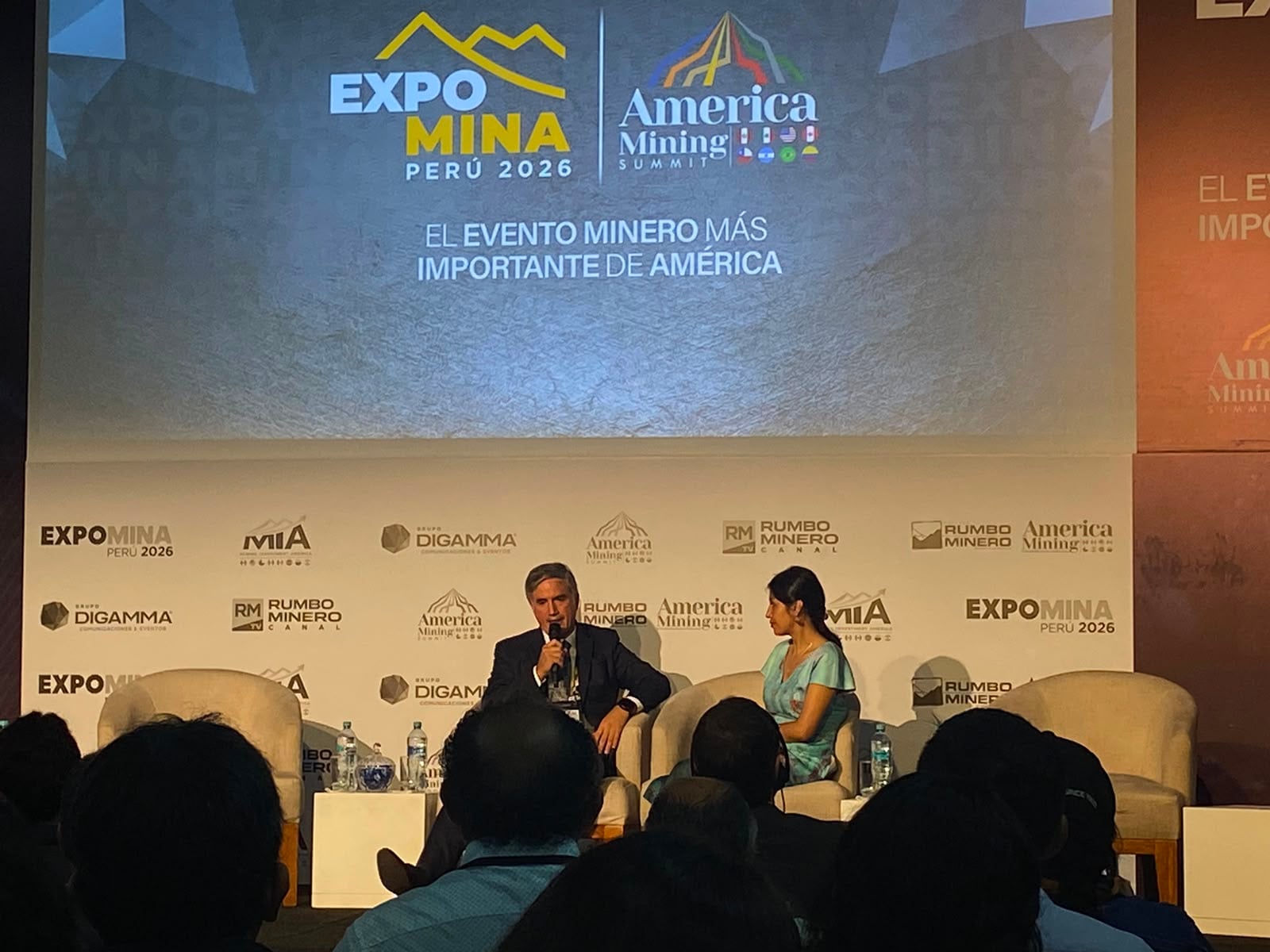 José Ignacio de Romaña, Director de Cosco Shipping Ports Chancay Perú, se presentó en la ExpoMina 2026. (Foto tomada por Guadalupe Gamboa)