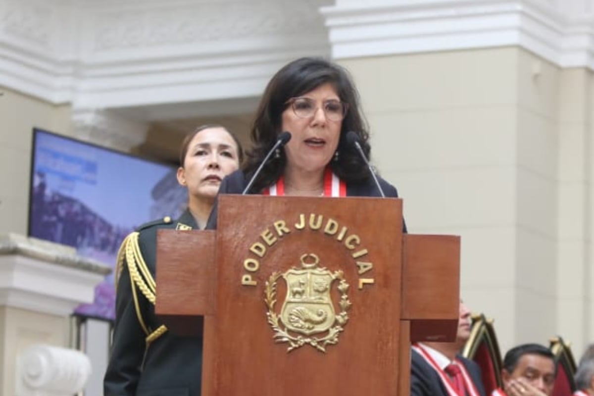 Janet Tello recuerda que ninguna autoridad puede intervenir en procesos judiciales en trámite. (Foto: X/@Poder_Judicial_)