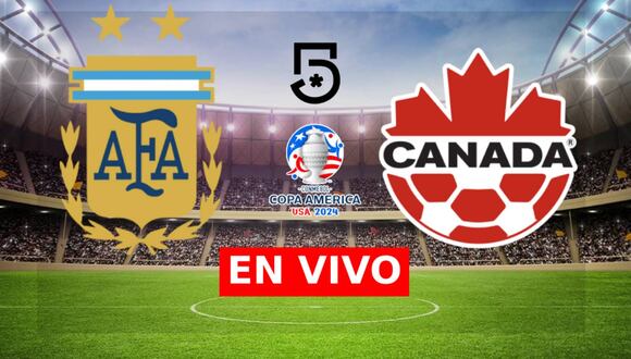 Transmisión oficial vía Canal 5 de Televisa Deportes para ver el partido Argentina vs. Canadá este martes 20 de junio desde el Mercedes Benz Stadium de Georgia por la fecha 1 del grupo A de la Eurocopa 2024. (Foto: Canal 5)