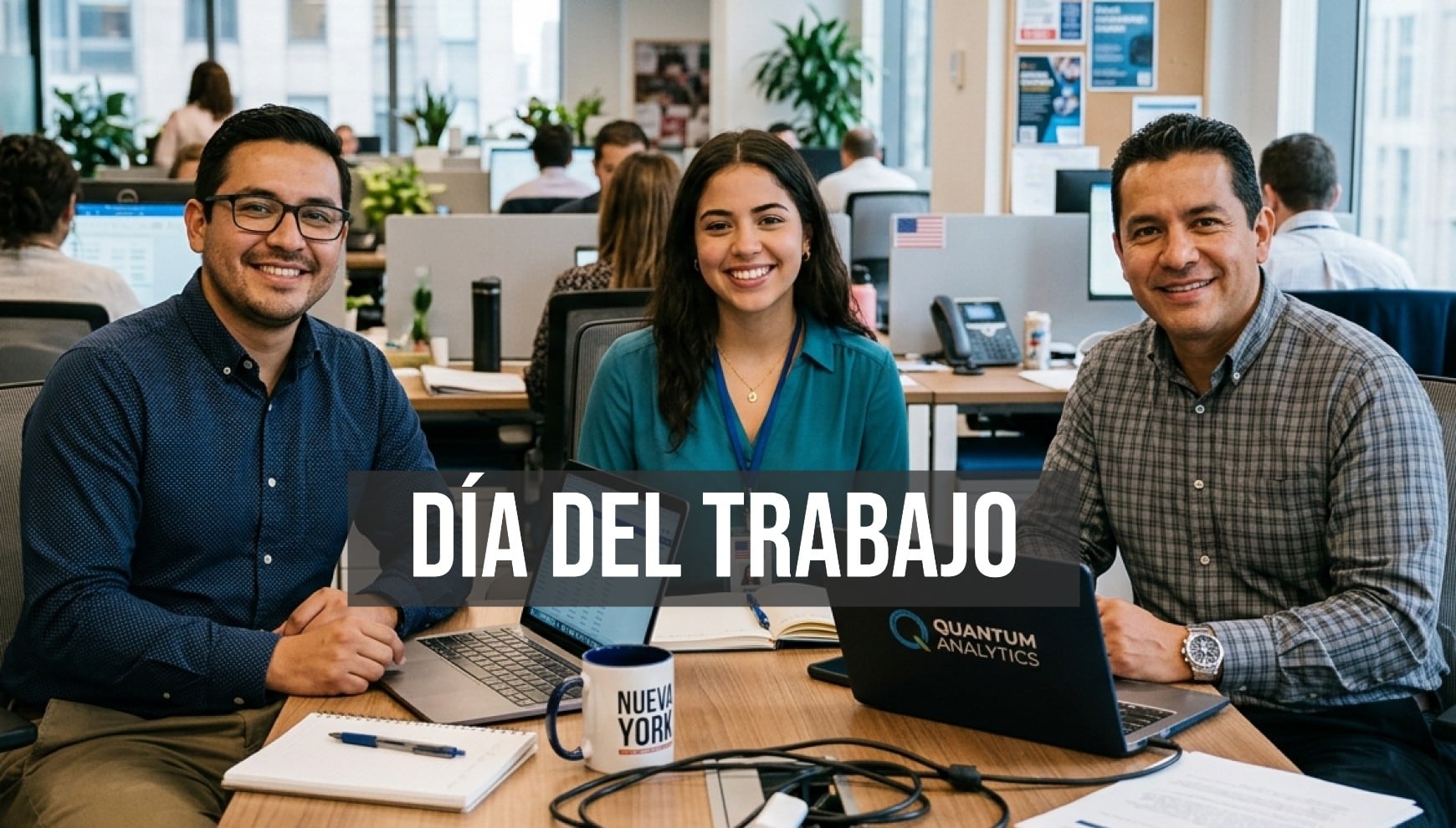 Las frases del Día del Trabajo son perfectas para reconocer el esfuerzo de tu equipo. | Crédito: Imagen creada por Gestión Mix usando Gemini