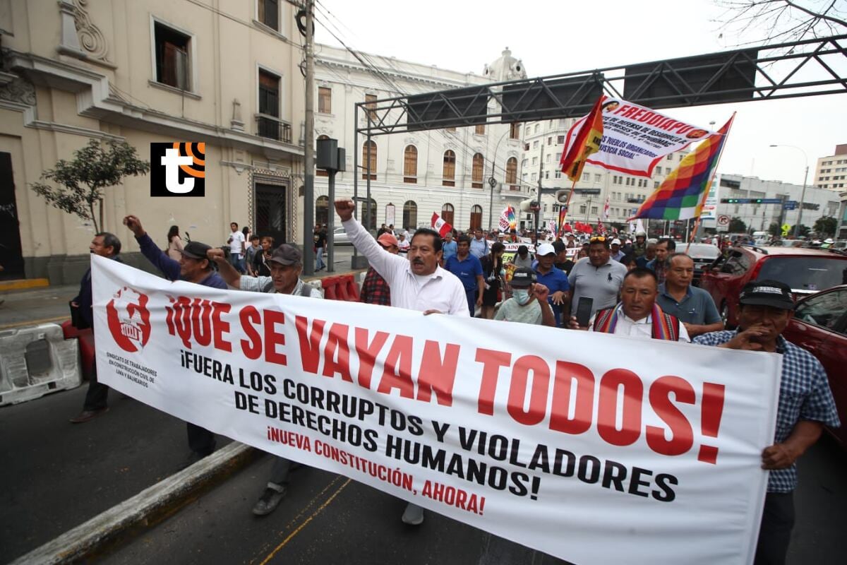 A un año de perpetrarse el golpe de Estado de Pedro Castillo, lo que motivó la asunción a la presidencia de Dina Boluarte. Foto: Jorge Cerdán / GEC.