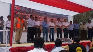 MTC inicia obras de conservación vial e inaugura puente para Ica y Huancavelica