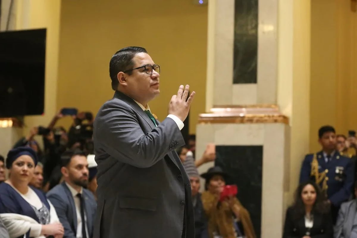 El fiscal Mariaca, acusado por el gobierno de su país de liderar una “organización criminal”, investigaba antes de su detención al consultor político argentino Fernando Cerimedo, Foto: EFE/ Luis Gandarillas