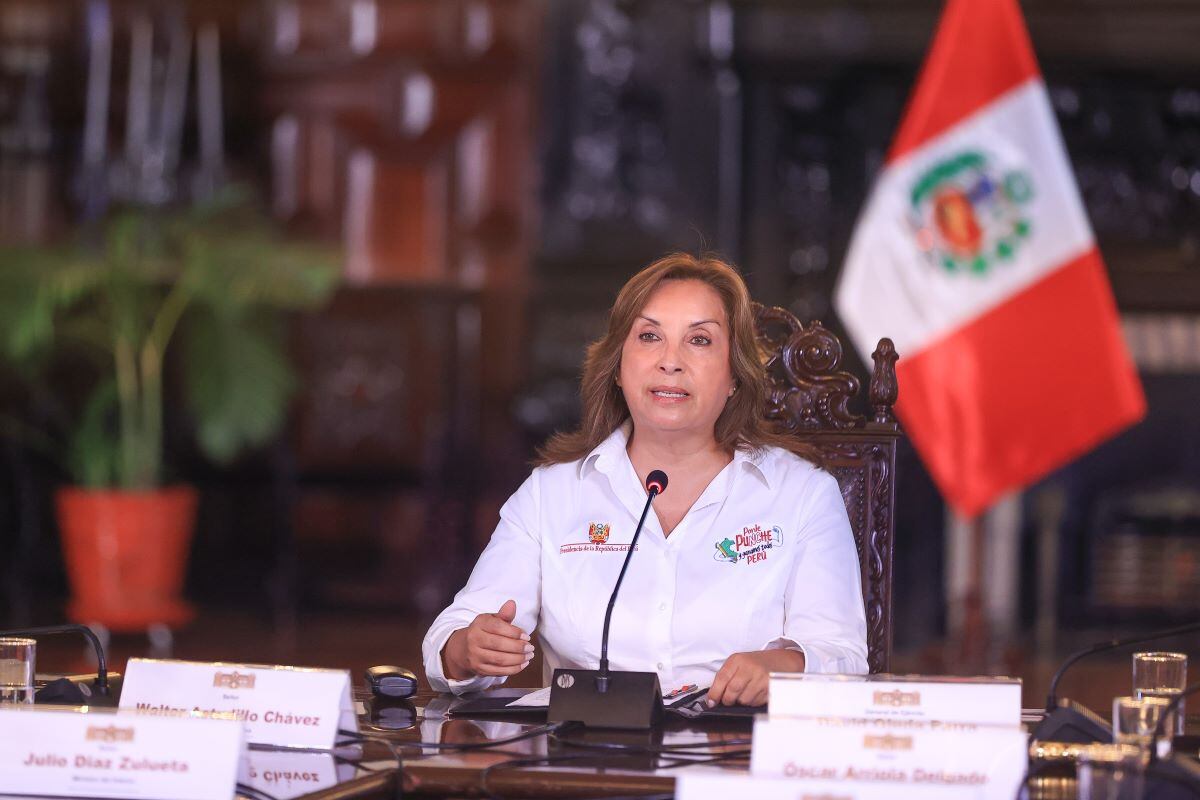 La jefa de Estado aseguró que se encargará de perseguir y sancionar a los delincuentes disfrazados de hinchas. Foto: Presidencia.