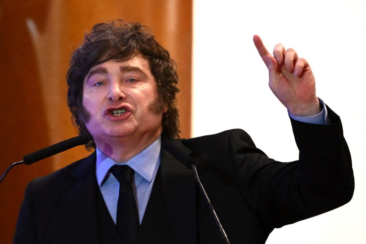 El presidente de Argentina, Javier Milei. (Luis ROBAYO / AFP)