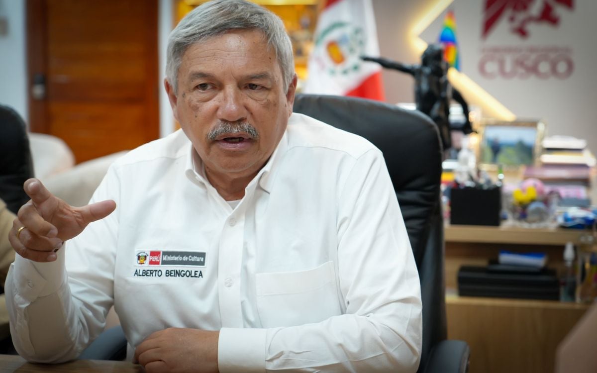 El ministro de Cultura, Alberto Beingolea, afirmó que no existe ninguna negociación para que el LUM pase al Ministerio de Justicia. Foto: Mincul.