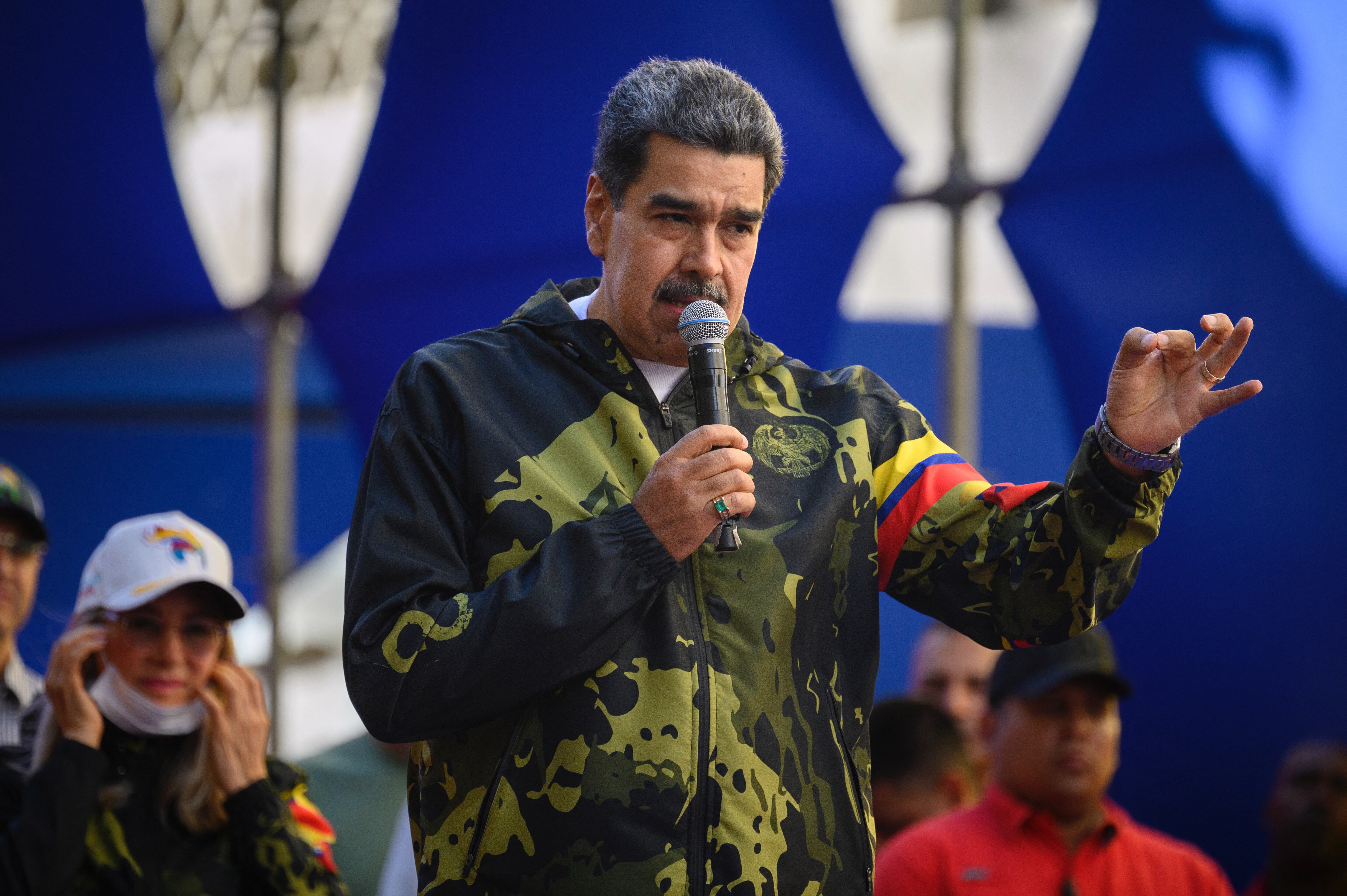 El presidente de Venezuela, Nicolás Maduro. (Foto de Gabriela Oraá y DAVID MARIS / AFP).
