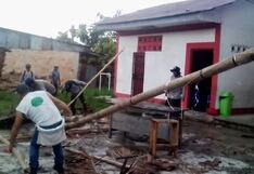 Loreto: Fuertes lluvias y vientos dañan 50 viviendas en la ciudad de Requen