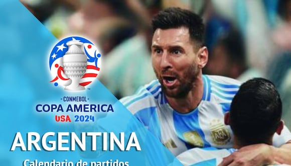 Argentina estará en el partido inaugural de la Copa América, que será el 20 de junio del 2024. Conoce el cronograma y todo lo que debes saber. (Foto: AFP/Composición Mix)