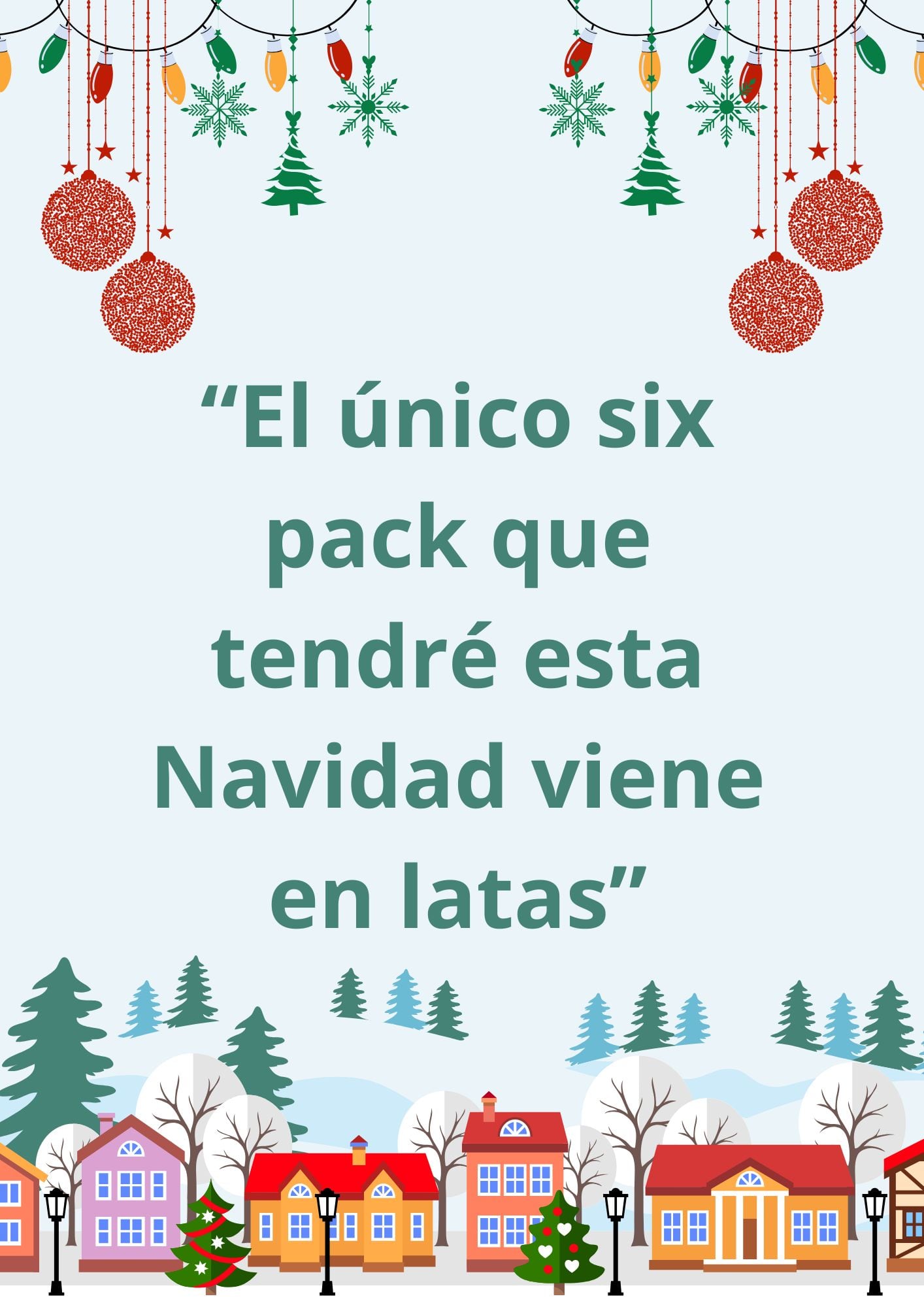 ESTADOS UNIDOS, 25/12/2025.- Que esta Navidad te traiga amor, paz y un pantalón con elástico. FOTO DE CANVA.COM