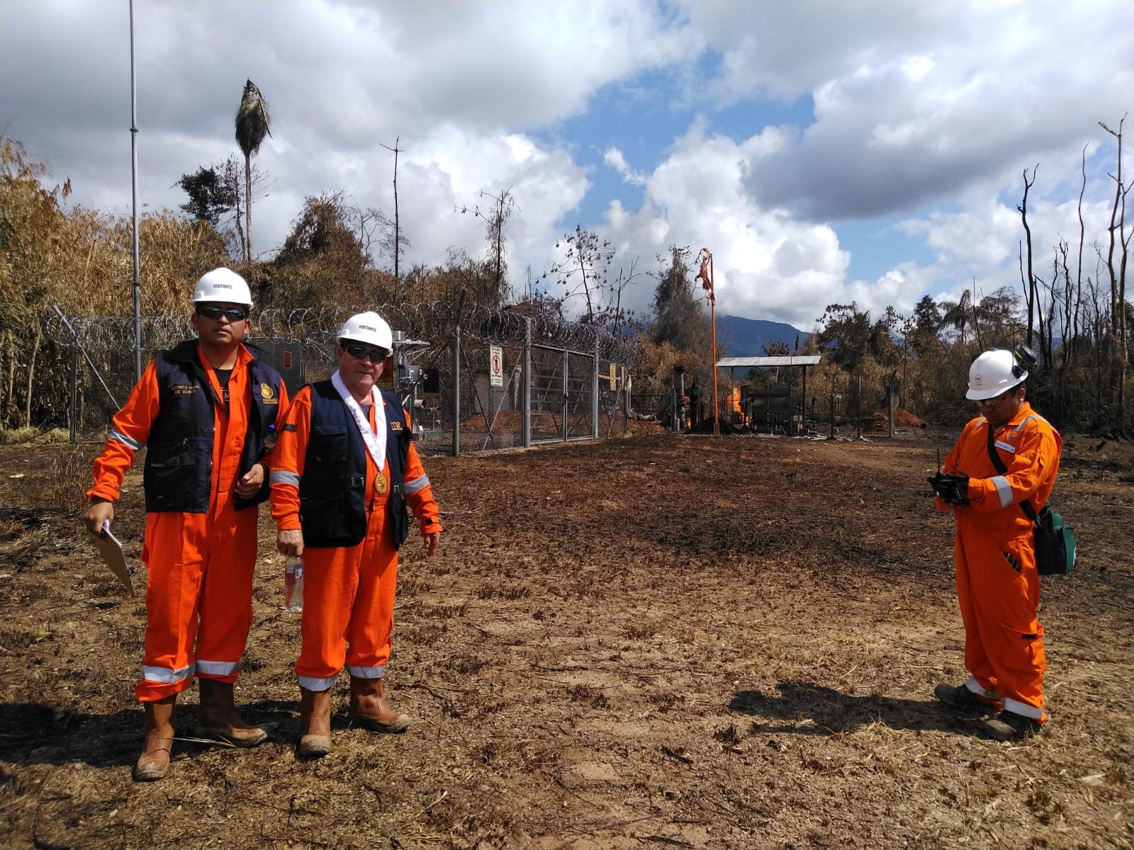 El fuego persiste en el sistema de transporte de gas natural a cargo de TGP, en la zona de Megantoni, Cusco