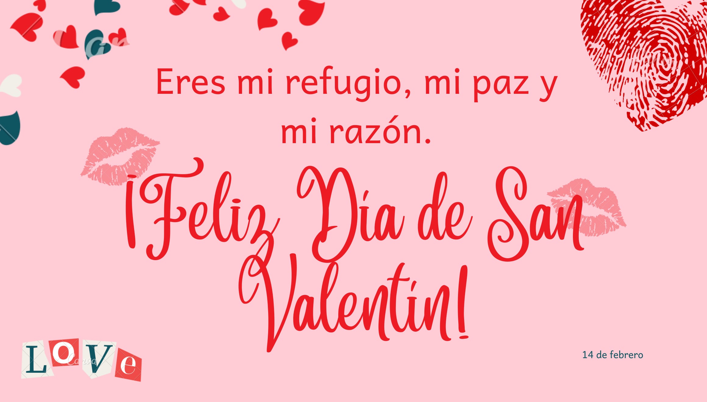 Eres mi refugio, mi paz y mi razón. | Crédito: canva.com / Composición Gestión Mix