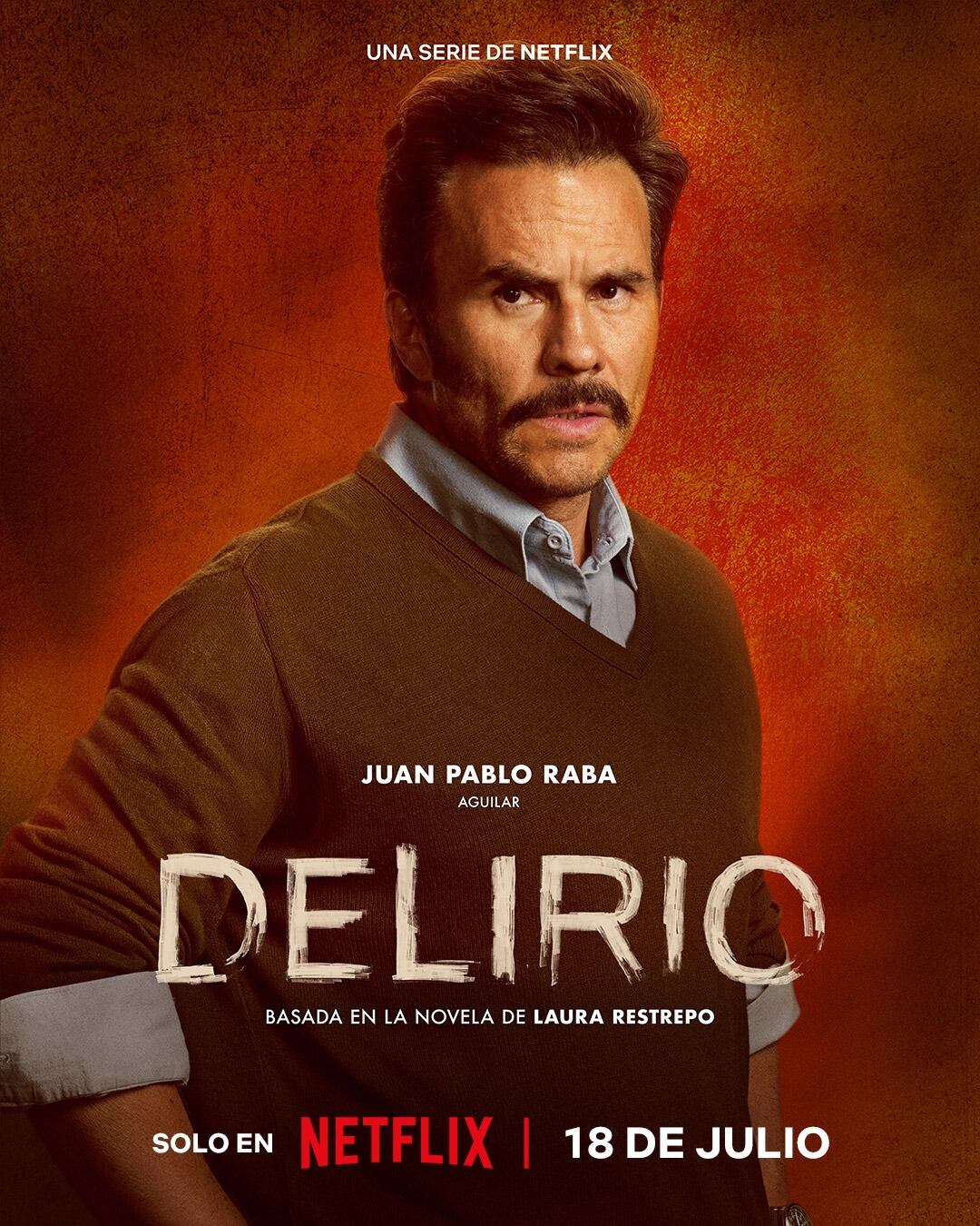 Juan Pablo Raba es uno de los protagonistas de la serie "Delirio" (Foto: Netflix)