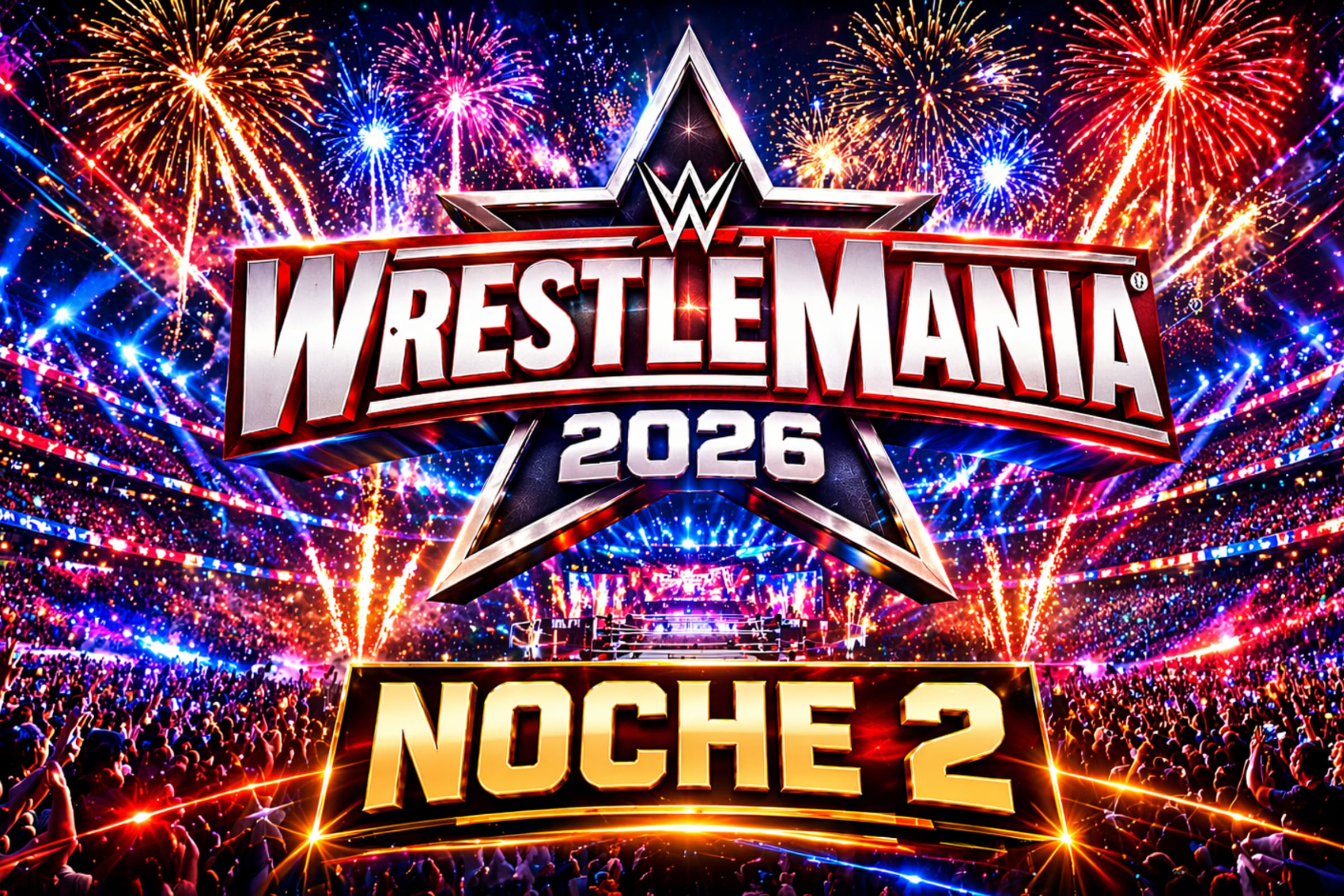 Consulta la hora de inicio y cómo puedes ver la transmisión de WWE Wrestlemania 2026 EN VIVO, este domingo 19 de abril, desde el Allegiant Stadium de Las Vegas. (Foto: Imagen creada por El Comercio MAG utilizando la IA de Chat GPT)