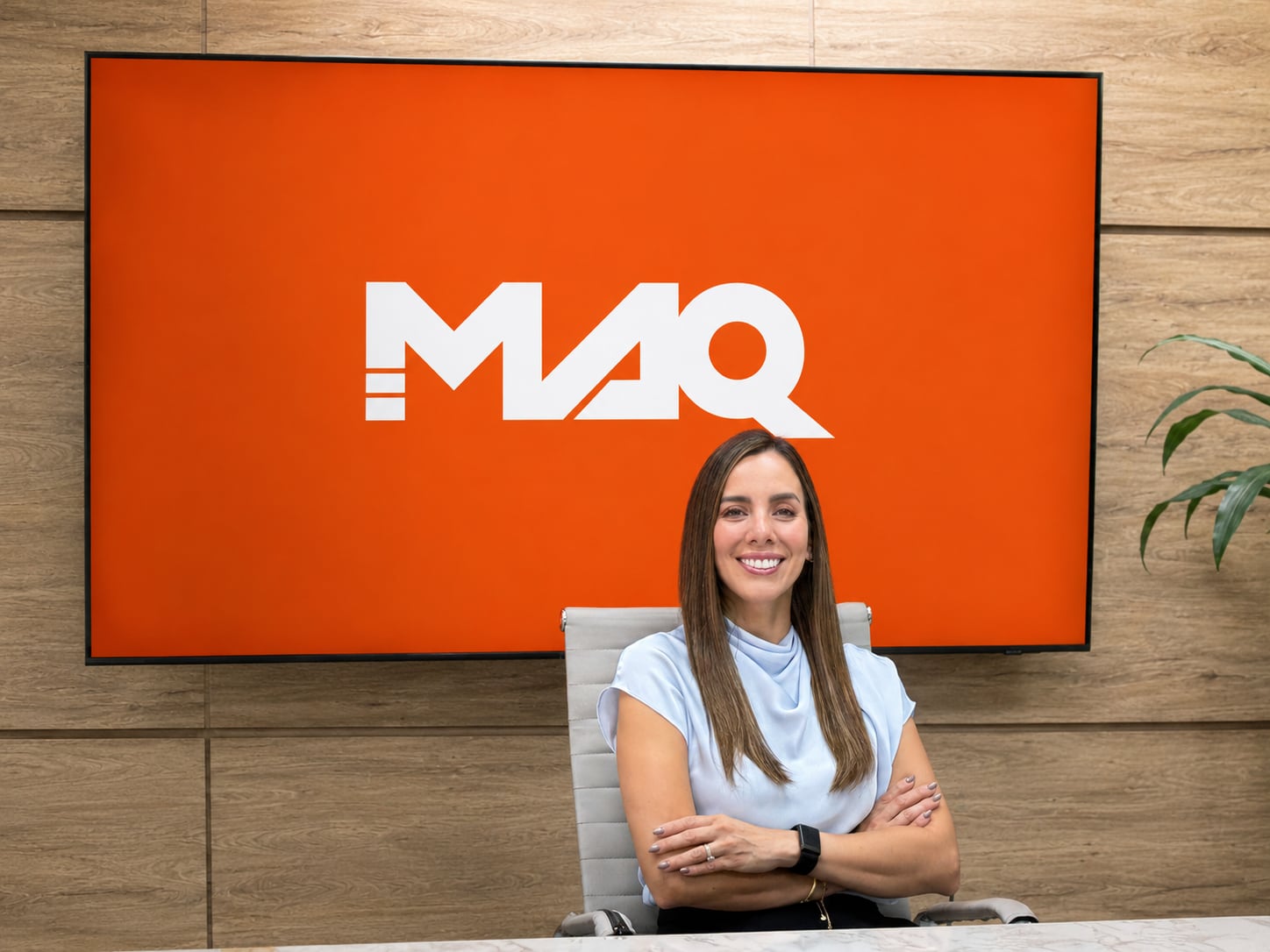 Stephanie Vásquez, gerente general de MAQ.