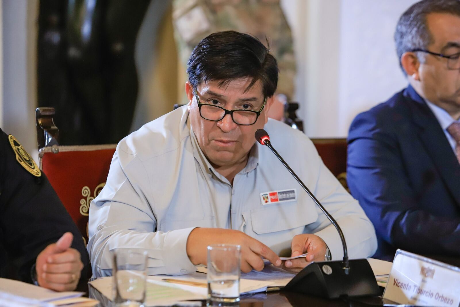 Según el ministro Tiburcio, se separará del cargo a los malos funcionarios que afecten investigaciones policiales. Foto: Gobierno