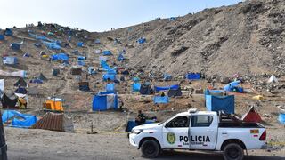 Policía inicia operativo de desalojo de familias que invaden zona intangible del Morro Solar en Chorrillos