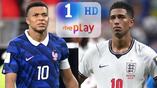 RTVE Play Mundial (La 1 HD) te llevó el partido Inglaterra vs. Francia