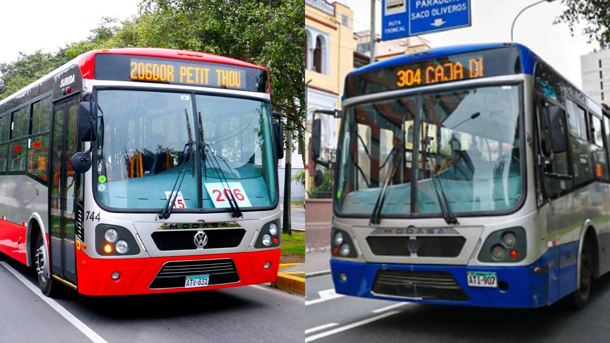 Las deudas que sostiene el Estado con las empresas de ambas líneas de los corredores complementarios es menor a la que exige el Corredor Morado, el más afectado de este sistema de transporte urbano. Composición: Andina.