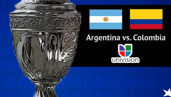 Univision transmitirá el partido entre Argentina - Colombia por la final de la Copa América 2024 este 14 de julio (Foto: Composición Mix)