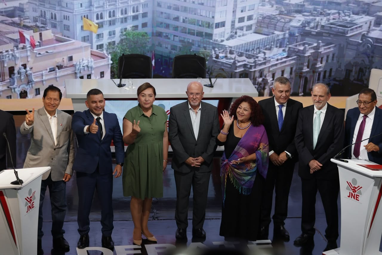 Los candidatos plantearon crear una Policía Municipal, reforzar operativos para combatir la delincuencia, entre otras propuestas durante el debate municipal. Foto: GEC