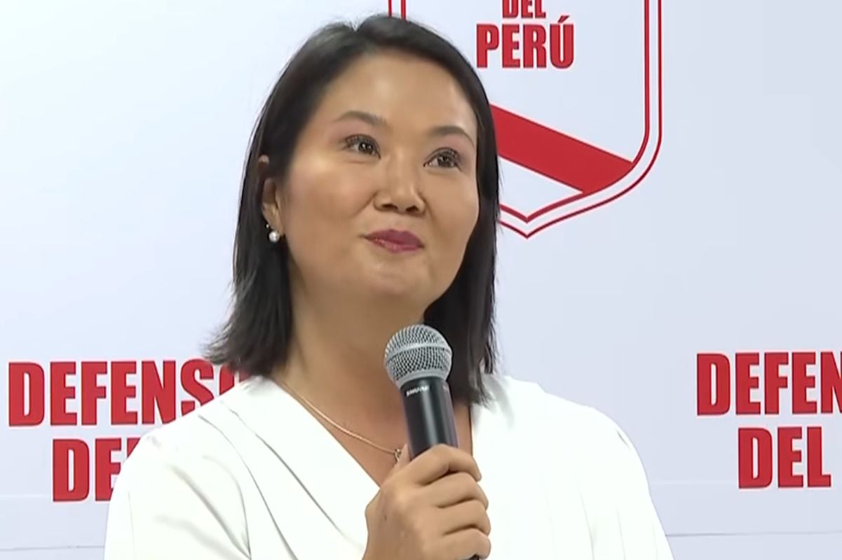Keiko Fujimori, candidata por Fuerza Popular. Foto: Canal N Facebook