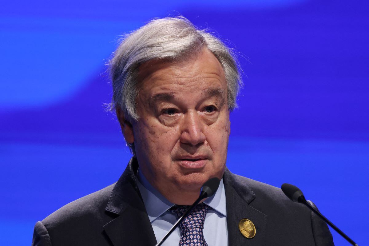 António Guterres, secretario general de la ONU. (JOSEPH EID / AFP).