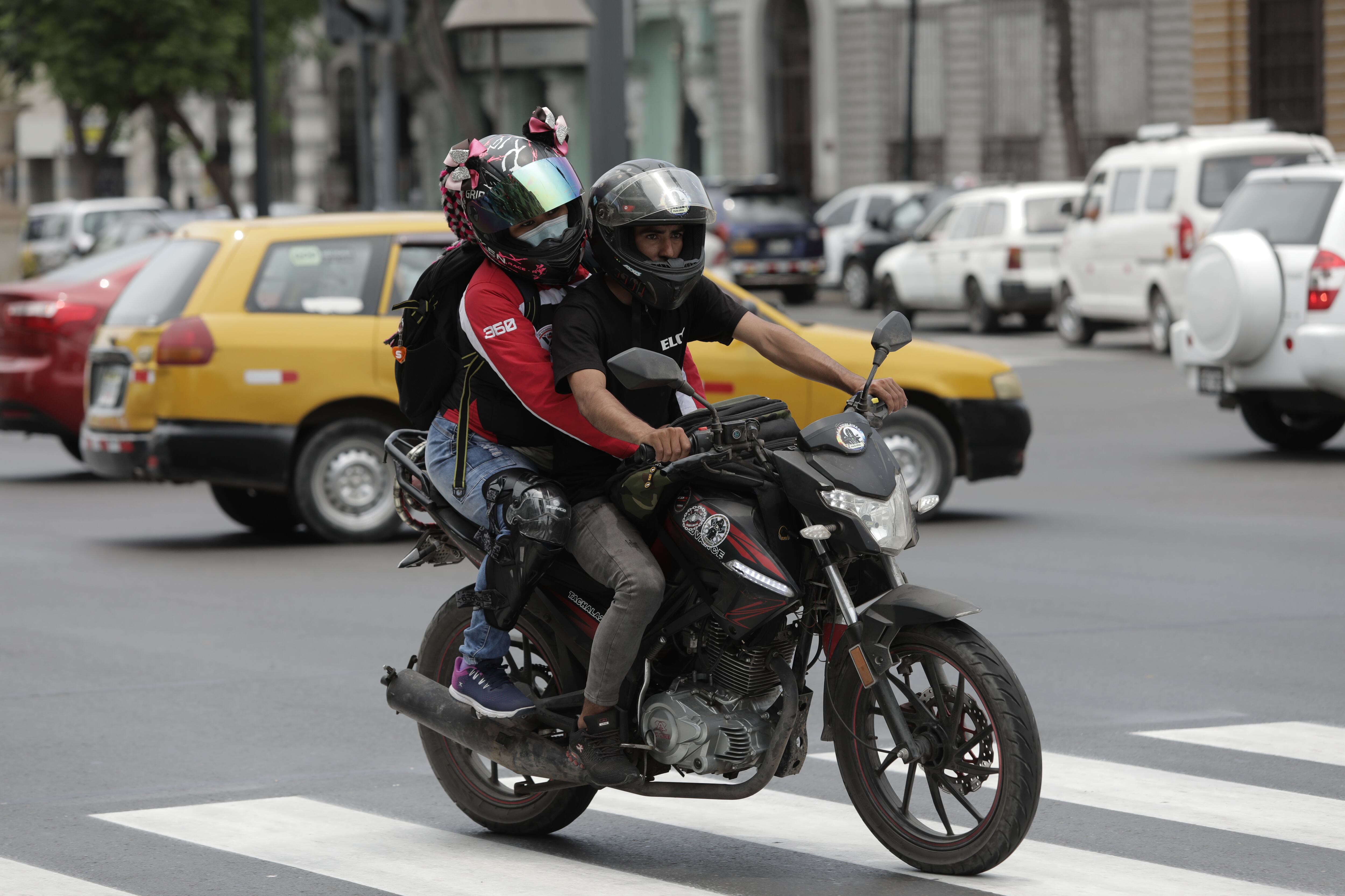 Servicio de transporte en motos. (Foto: Difusión)