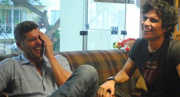 Pedro Suárez-Vértiz junto a Christian Meier (Foto: Pedro Suárez-Vértiz / Facebook)