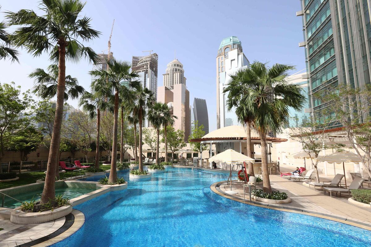 Hotel en Doha, capital de Qatar (Foto: AFP)