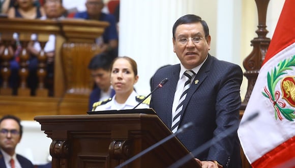 Alejandro Soto pidió denunciar a la exmagistrada de la JNJ, Inés Tello, ante el Ministerio Público. (Foto: Congreso)