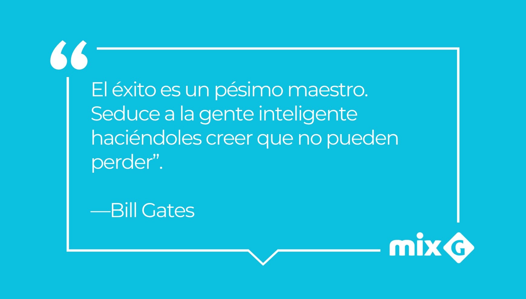 La cita del día de Bill Gates destaca la importancia de aprender de los errores. | Crédito: Gestión Mix