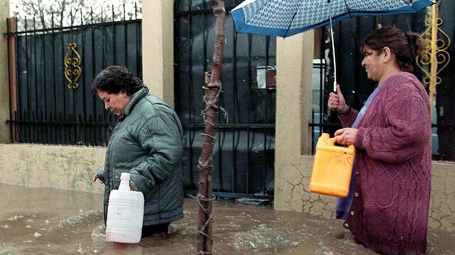 Las lluvias más fuertes en la historia de Santiago de Chile
