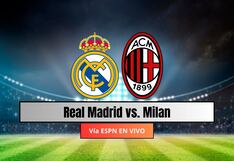 ESPN transmitió el partido Real Madrid 0-1 Milan por la Soccer Champions Tour