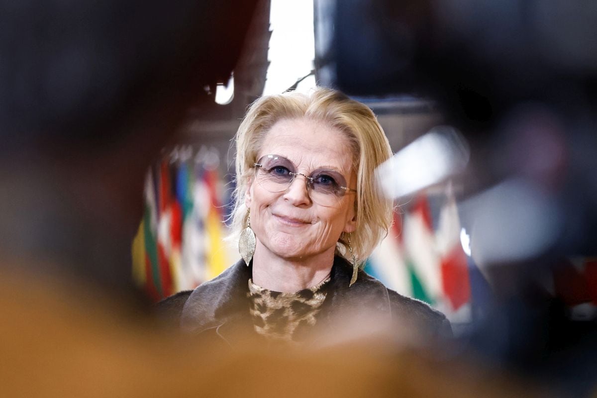 Elisabeth Svantesson en la reunión del Consejo de Asuntos Económicos y Financieros en Bruselas, el 20 de enero. Fotógrafo: Simon Wohlfahrt/Bloomberg