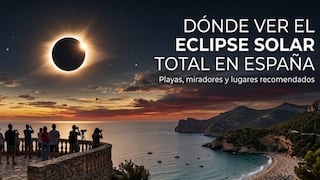 Dónde ver mejor el eclipse solar total en España: playas, miradores y lugares recomendados