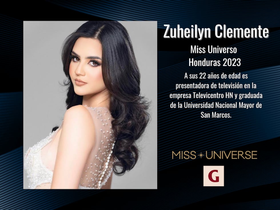 A sus 22 años de edad, Zuheilyn Clemente es presentadora de televisión en la empresa Televicentro HN y graduada de la Universidad Nacional Mayor de San Marcos.