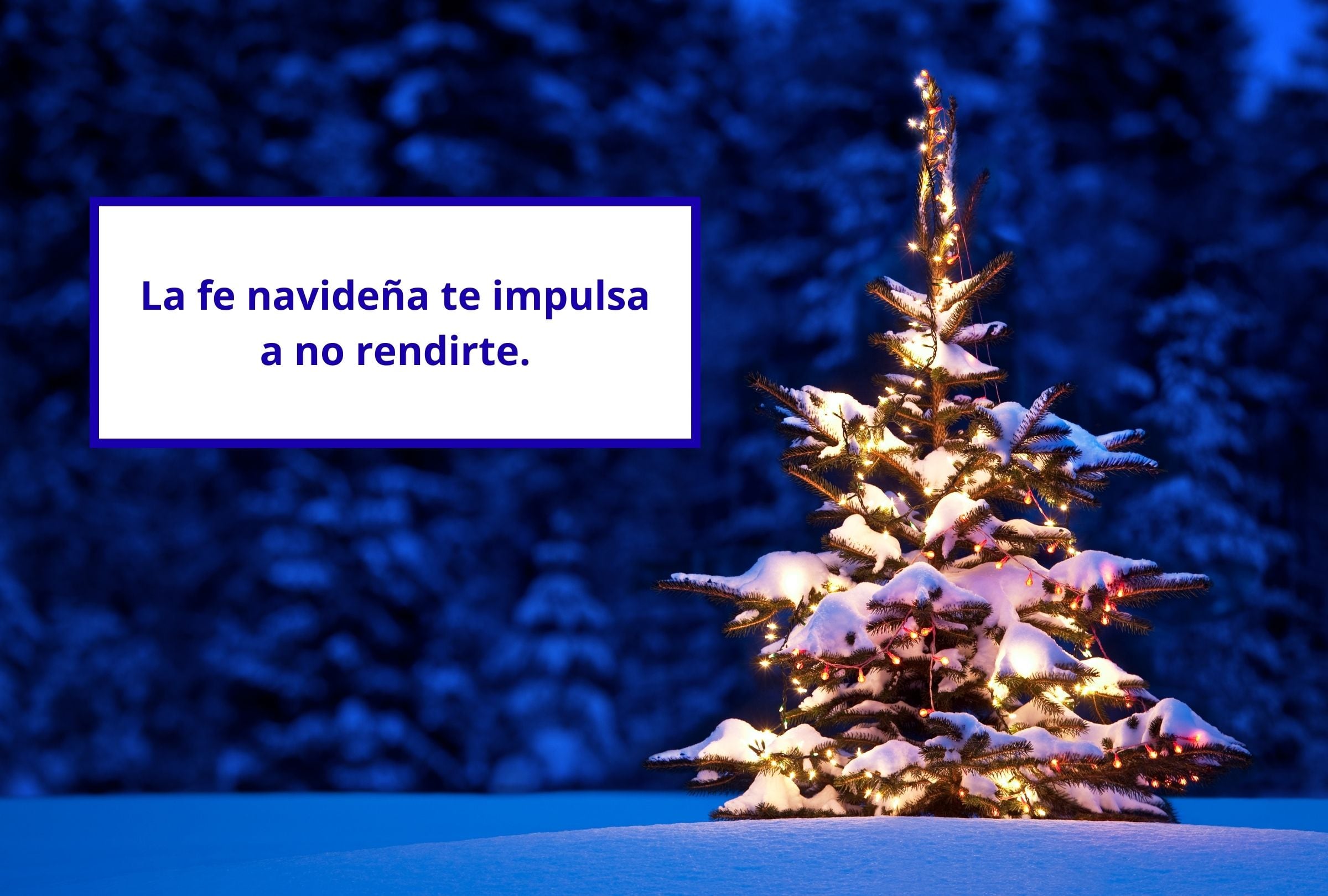 La fe navideña te impulsa a no rendirte. (Foto: Composición Gestión Mix)