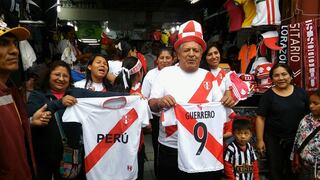 Perú vs Argentina: venta de camisetas en Gamarra crece hasta 10% a un día del partido