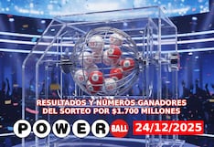 ¿Quién ganó el Powerball en EE.UU.? Resultados y números ganadores del sorteo en EE.UU. (24/12/2025)