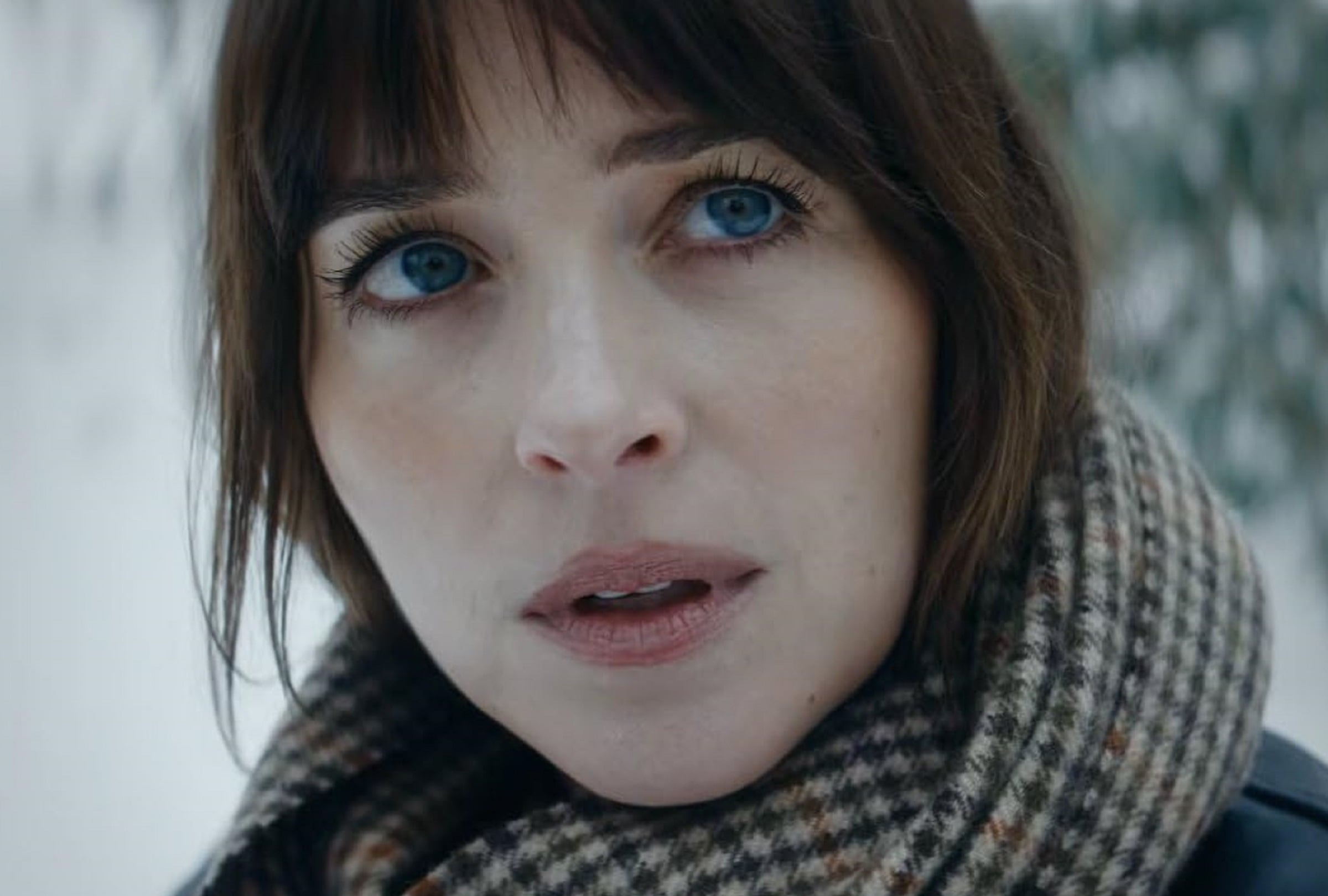 Dakota Johnson da vida a Lowen Ashleigh, una escritora que acepta completar la obra de una famosa autora sin imaginar lo que eso provocará en su vida, en el thriller psicológico "Verity: la sombra de un engaño" (Foto: Sony Pictures Releasing International)
