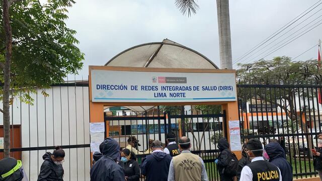 Fiscalía interviene la Diris Lima Norte por presuntas irregularidades en ejecución de presupuesto durante cuarentena 
