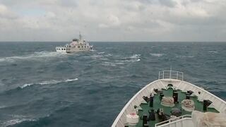 Así se ven los ejercicios militares de China en Taiwán